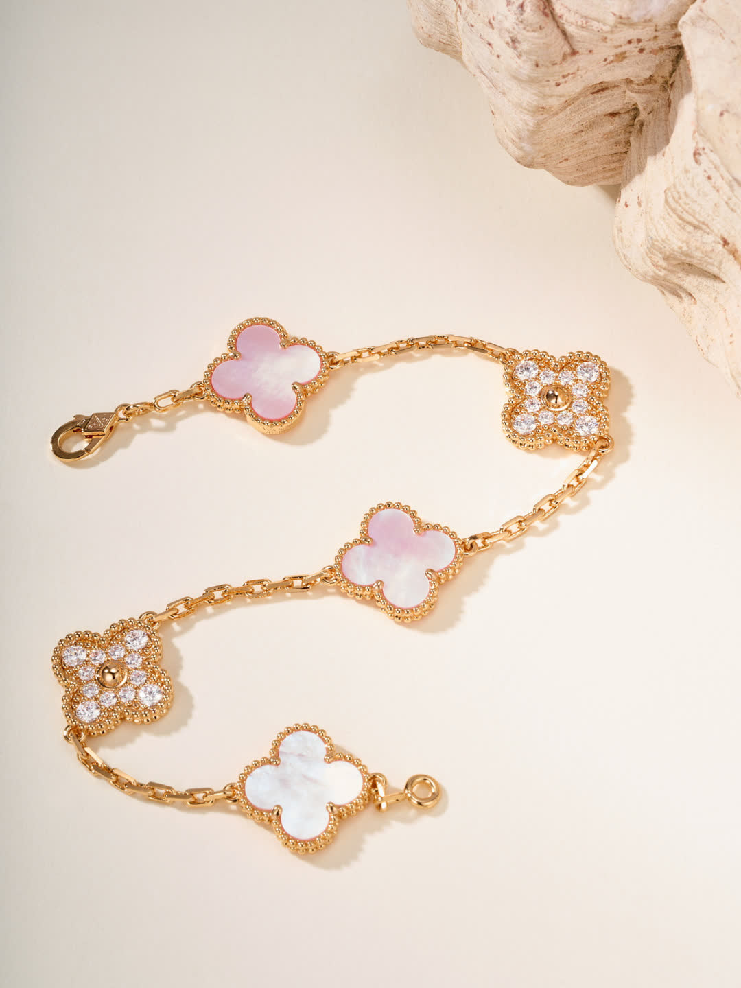 Van Cleef & Arpels Alhambra Pink Gold Bracelet